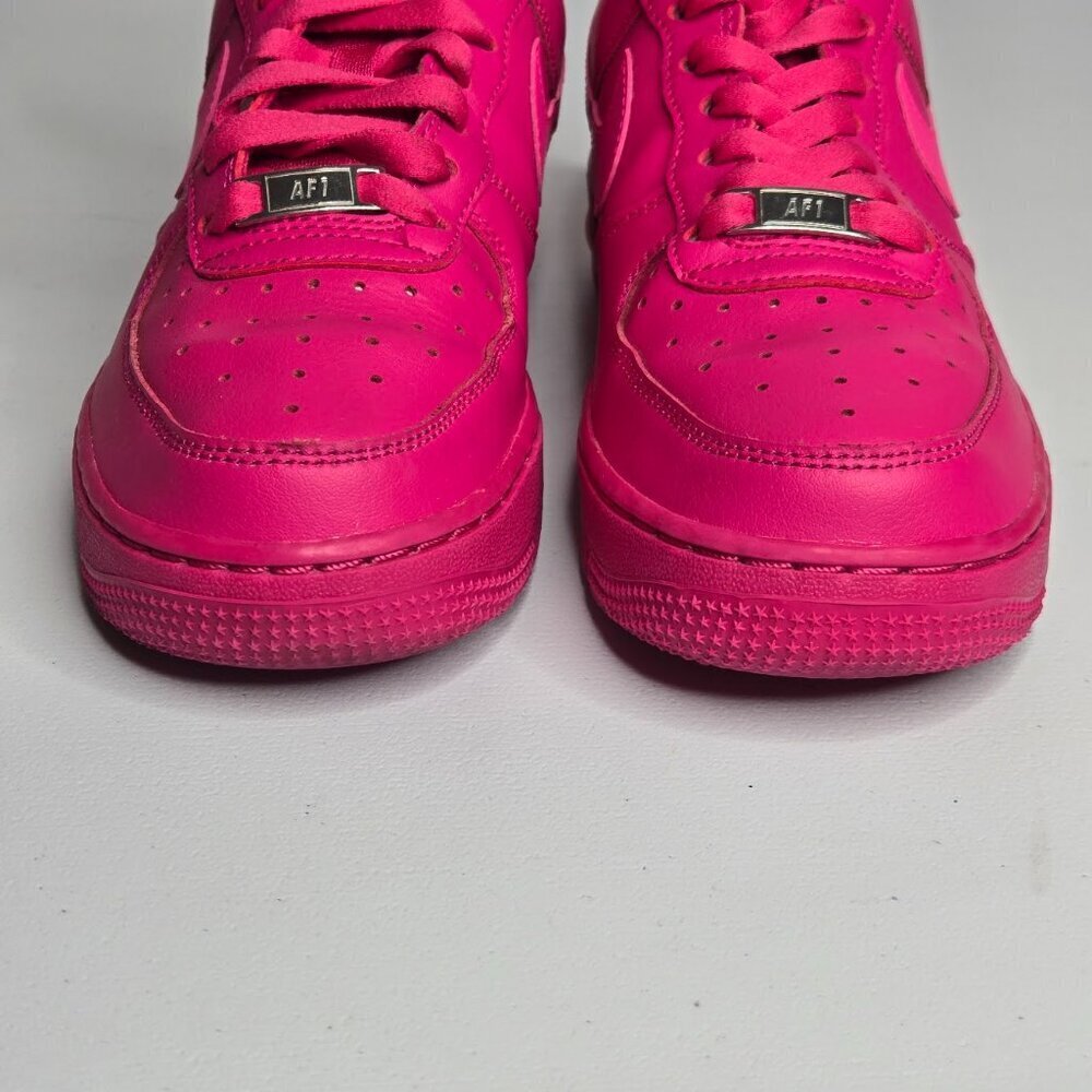 Nike Women Air Force 1 Low Fireberry Bright Pink Sneakers Sz 6.5 DD8959-600 - Picture 8 of 11